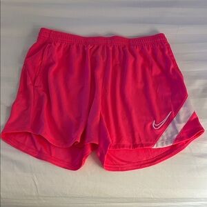 Nike Women's Bright Pink Dri-fit Athletic Shorts Medium